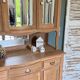 Beveled mirror dresser