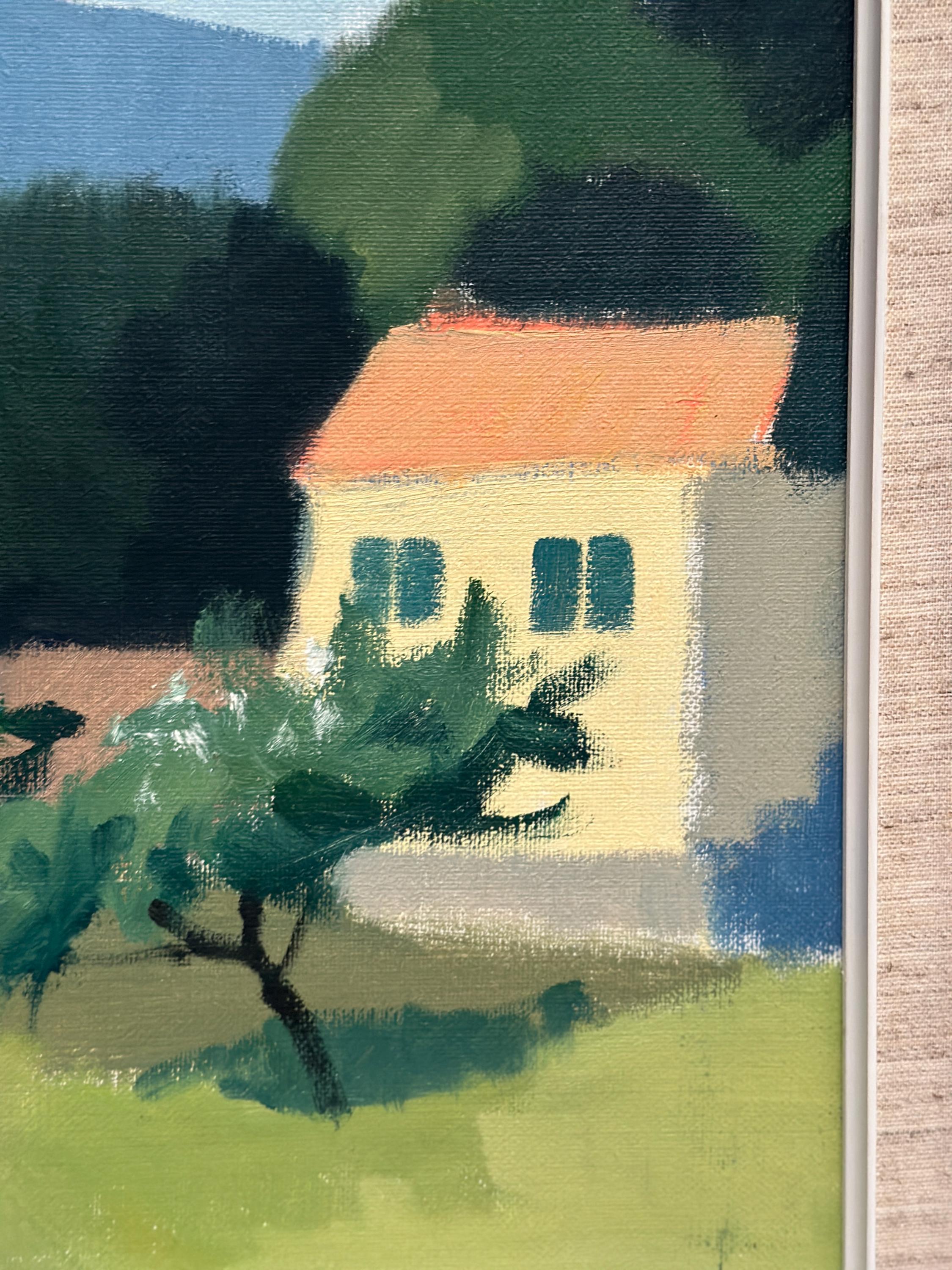 Swedish Oil on Canvas – “Riders on the Road, Crete by Stig Wernheden