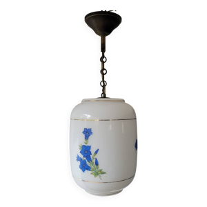 Suspension en opaline - bleu