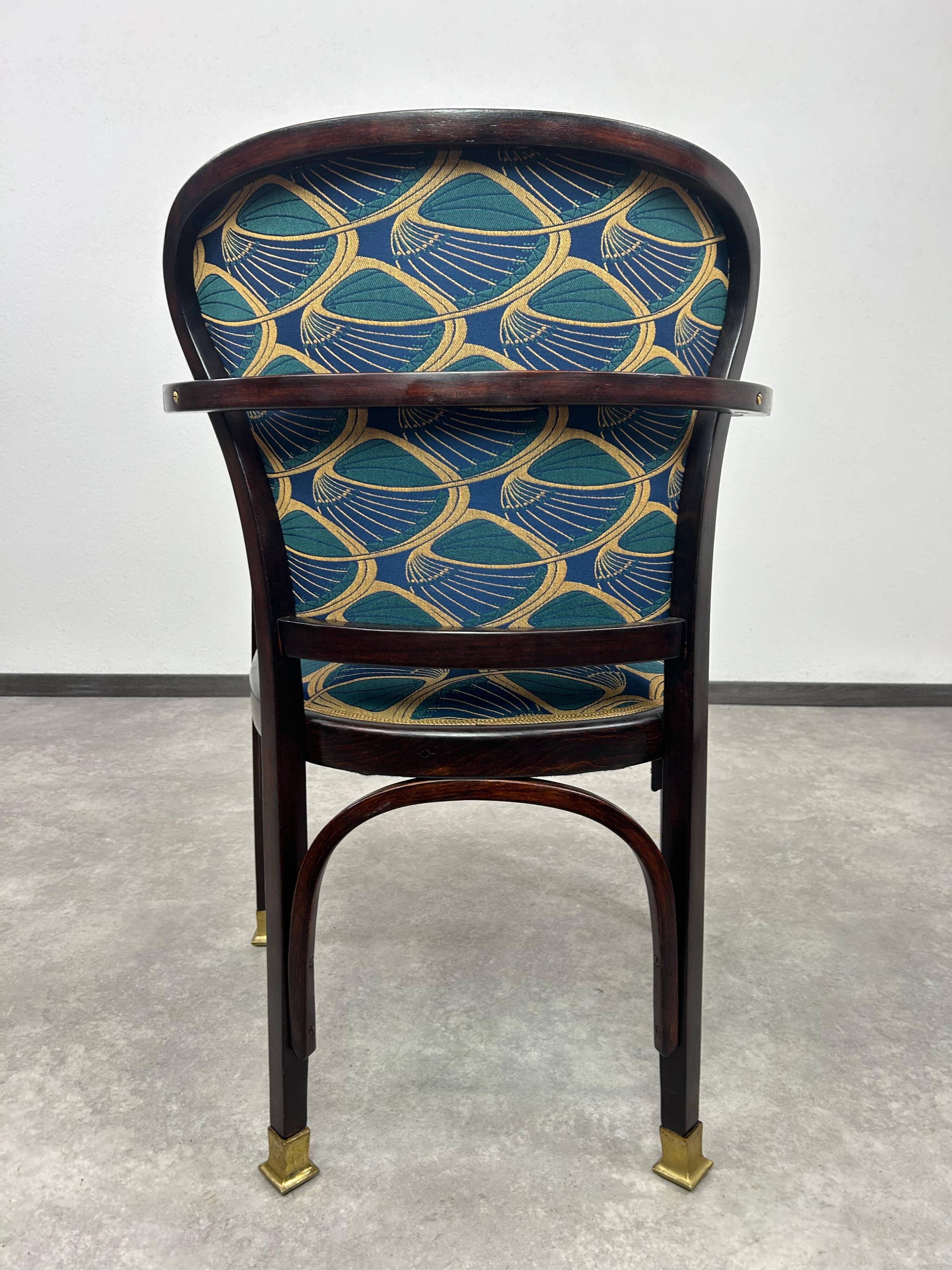 Chaise de bureau Jugendstil no.717 par Gustav Siegel