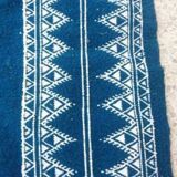 Blue carpet Moroccan 160x90cm