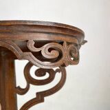 Old corner shelf in openwork wood mp