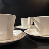 4 johnson brothers coffee cups and 4 saucers