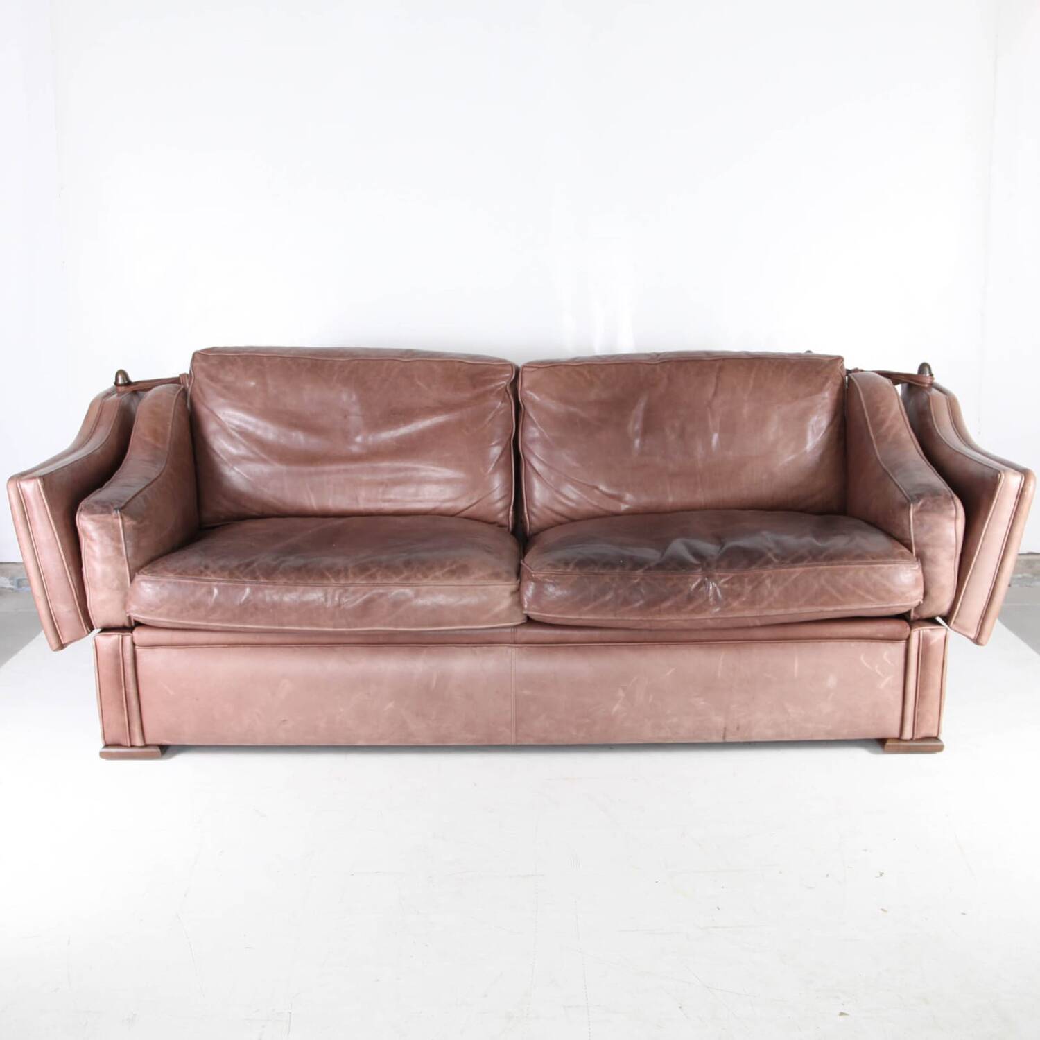 Knole leather sofa