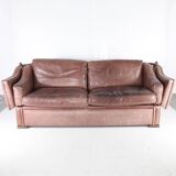 Knole leather sofa