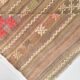 Turkish Nomadic Design, 6x9 Vintage Kilim Rug, 173x260 Cm