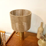 Stoneware lamp and jute thread