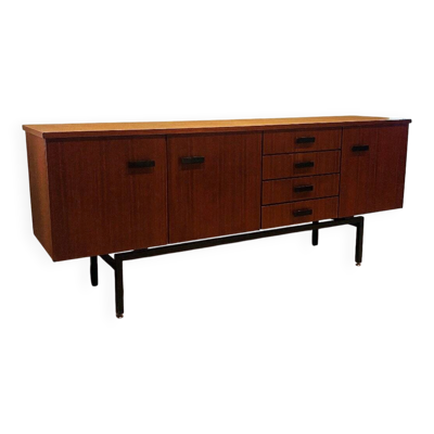 Enfilade vintage en teck des années 60-70