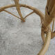 4 vintage rattan stools