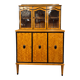 Art Deco Salon Display Cabinet, Flamed Birch Veneer, circa 1920