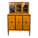 Art Deco Salon Display Cabinet, Flamed Birch Veneer, circa 1920