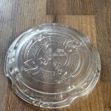 Old bottle bottom or glass moulded pocket tray