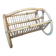 1960s rattan magazine rack