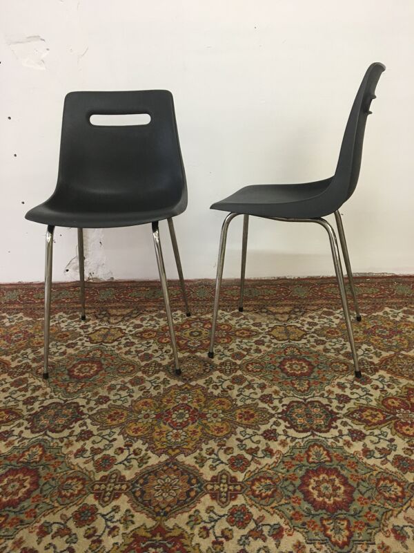 Paire de chaises tonneau Grosfilex vintage