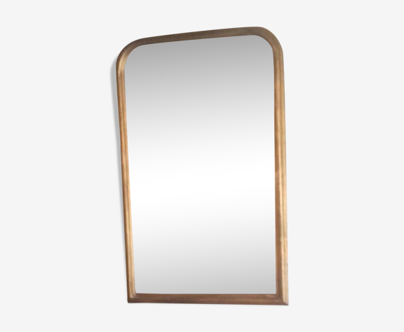 Miroir rectangulaire doré | Selency