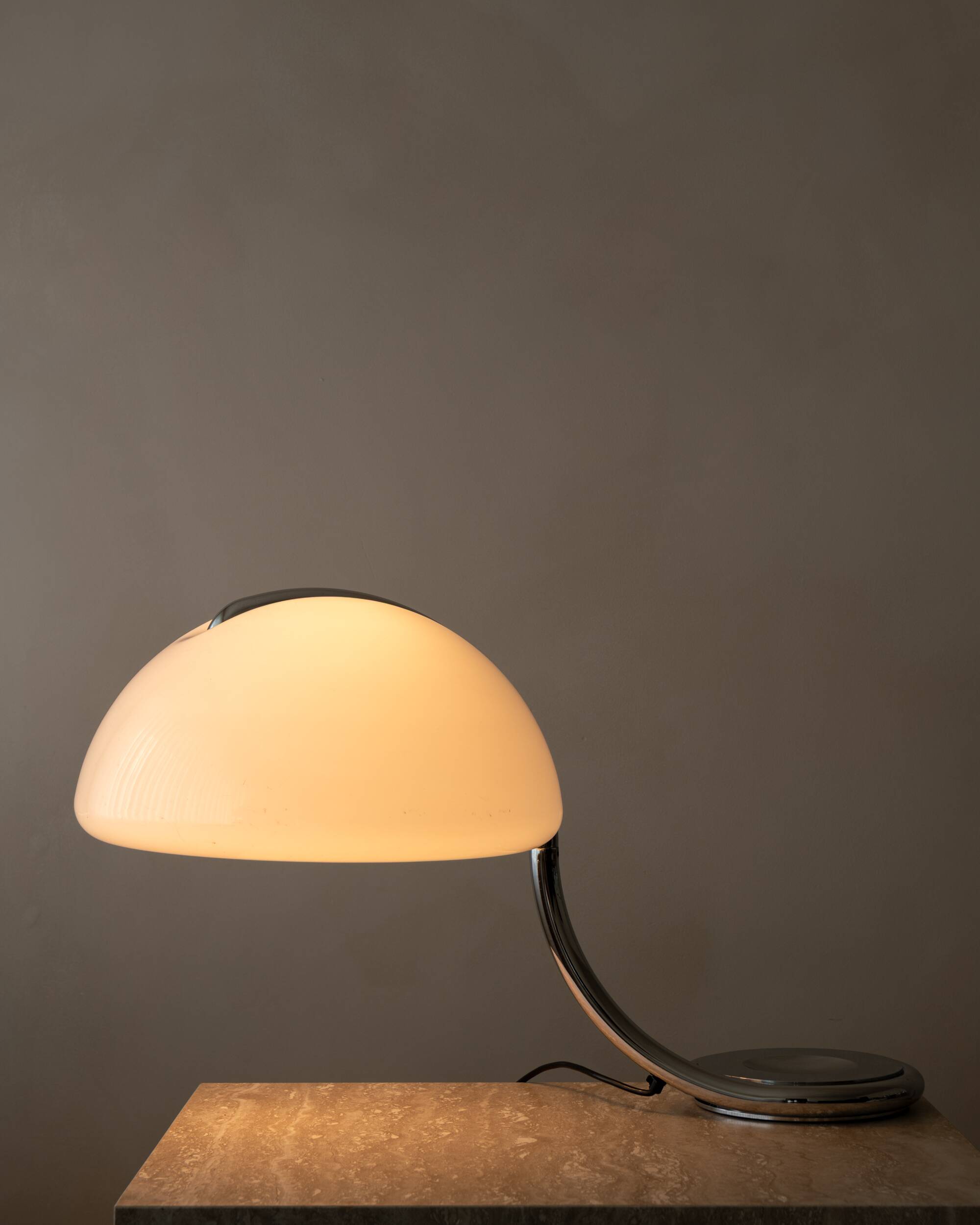 Serpente Model 599 Table Lamp by Elio Martinelli for Martinelli Luce, 1970s