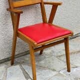 1950 Desk Chair with Compass Legs