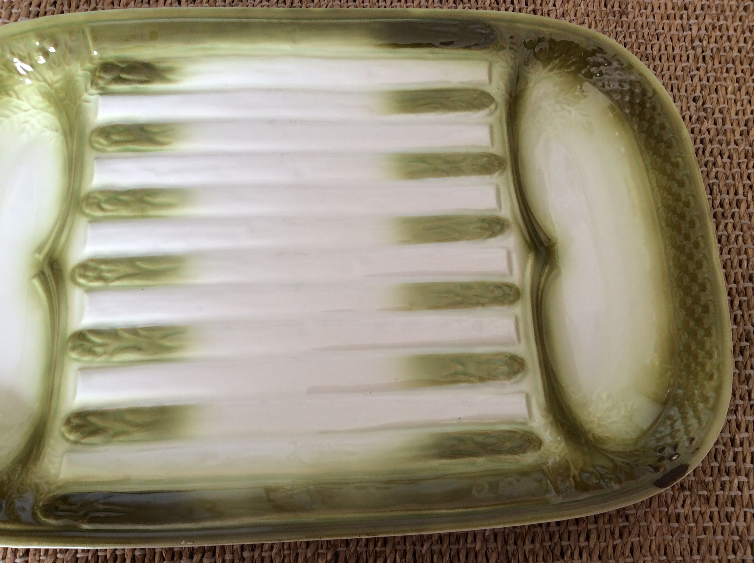 Asparagus dish in slurry