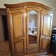 Solid oak wardrobe bed