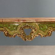 Antique Venetian console in baroque style, wood, Italy, 20th century.