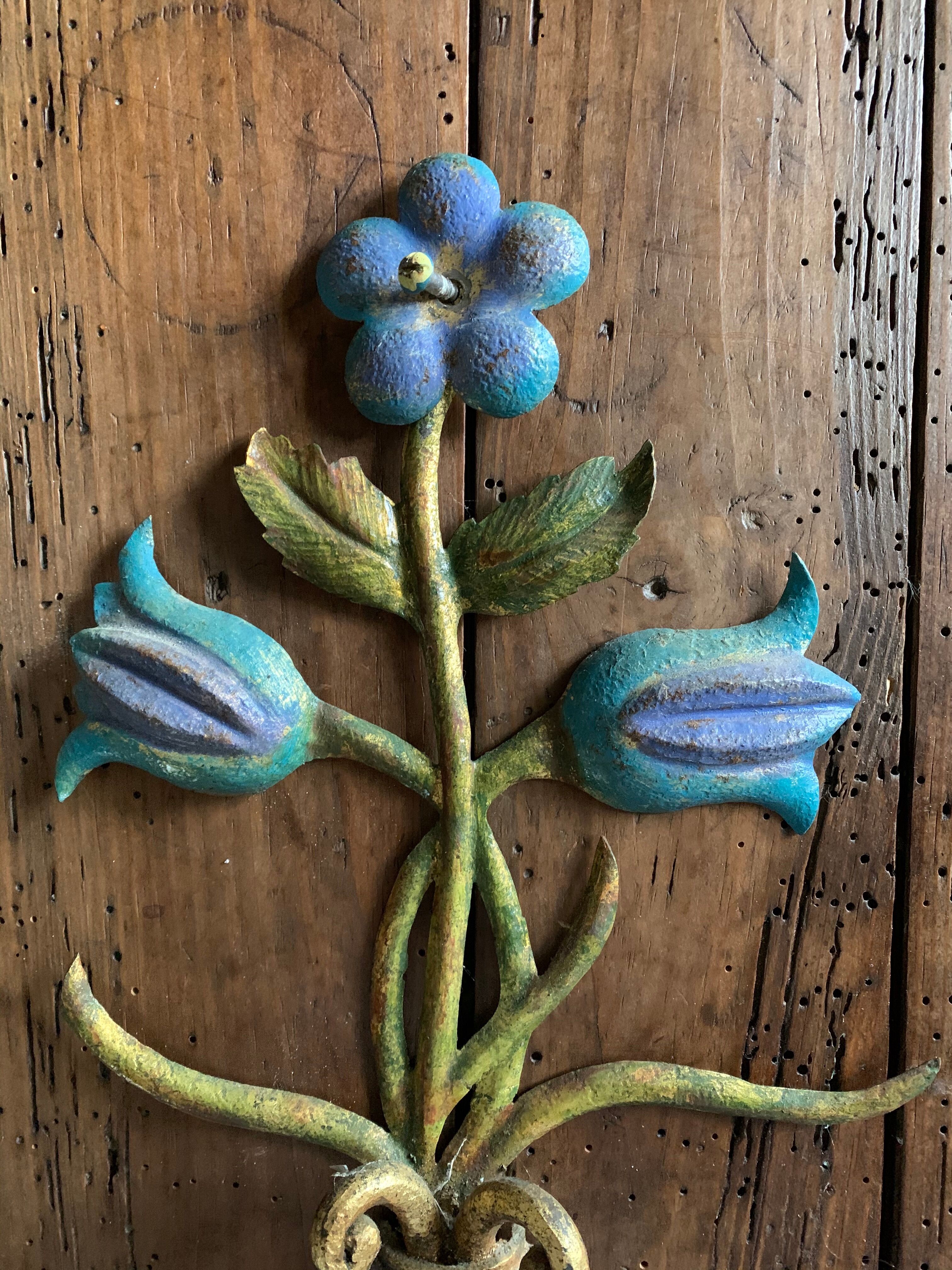 Applique murale florale