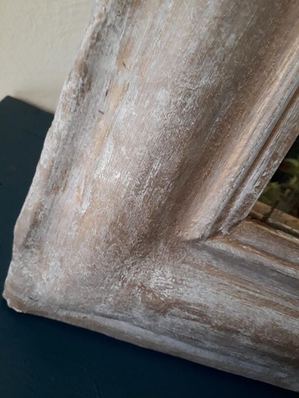 Mirror Louis Philippe white and gold 90 x 65cm