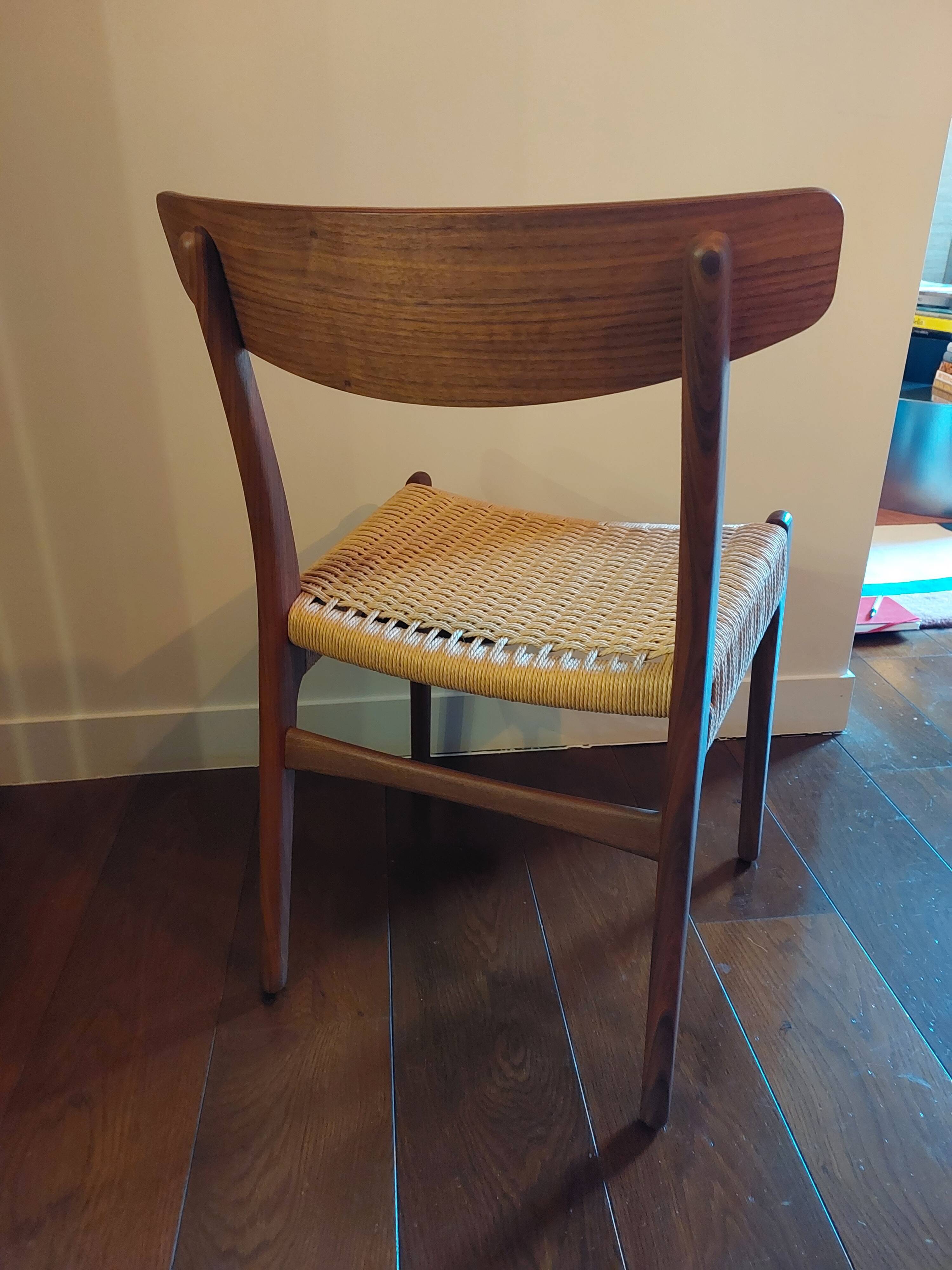 Set of 6 CH23 Hans Wegner chairs for Carl Hansen & Søn