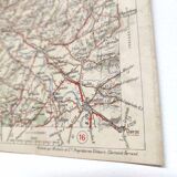 Michelin map Bassin d'Arcachon Bordeaux 1920
