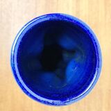 Organic ceramic vase from the mid-century by BKW Böttger Keramik Wandsbek, Hamburg, Germany, 1960s.