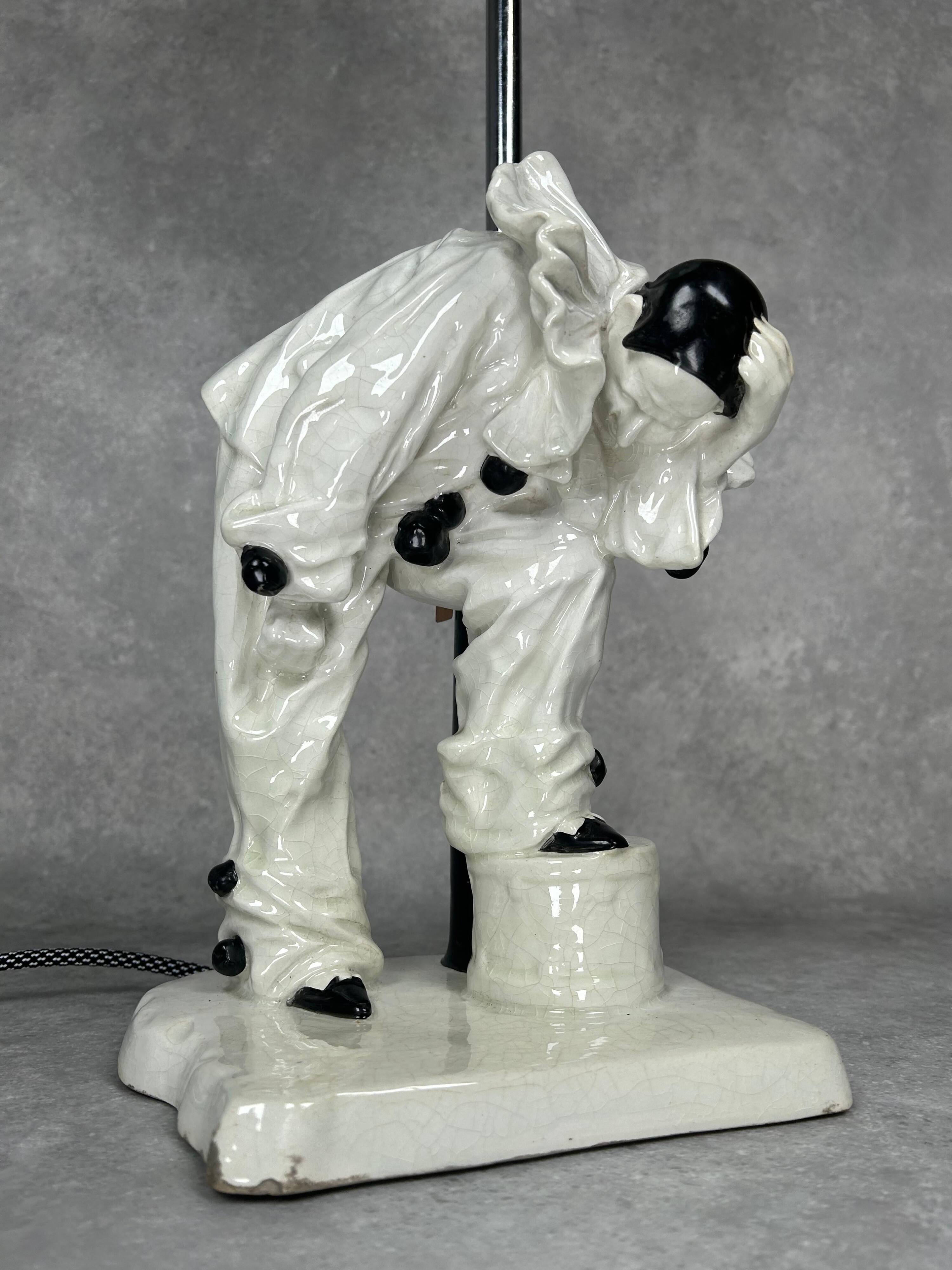 Art Deco table lamp by Emanuel Kodet Julián for Bechyně