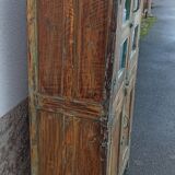 Old wooden cabinet with 4 doors
