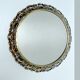 Vintage illuminated crystal brass mirror, 1960s