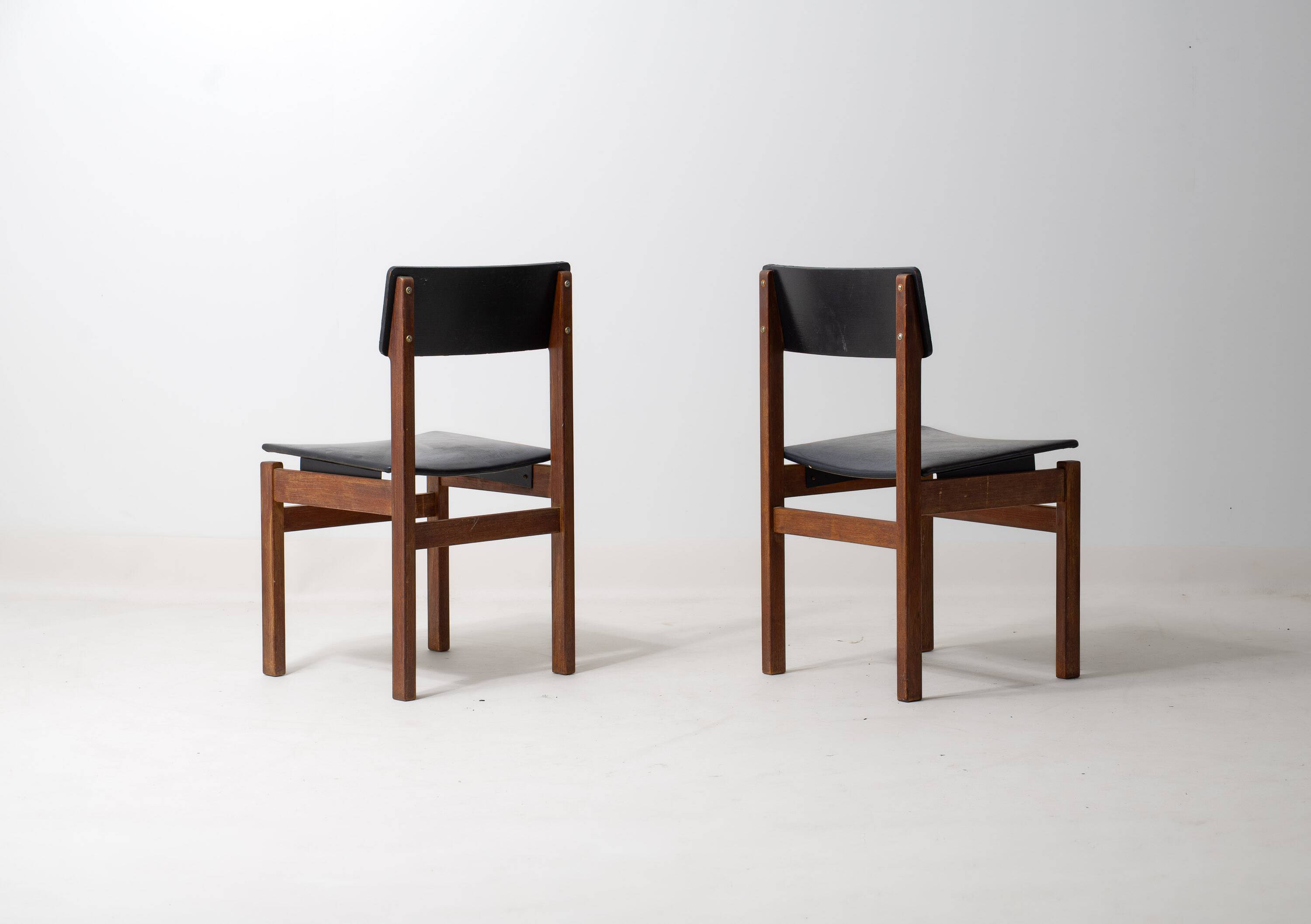 Mid-century set of 'Abstracta' chairs by De Jos de Mey