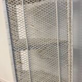 Vintage rattan corner shelf