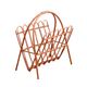 Mid century rattan magazine rack by Jan Kalous for ÚLUV, 1960´s, Czechoslovakia