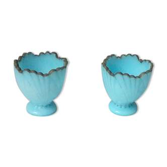 2 opaline coquetiers from foire epoque art nouveau