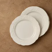 Set of dessert plates Digoin & Sarreguemines, France, circa 1950