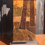 Resin lamp by Jean Claude Mahey
