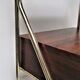 Bedside design in wood and gold metal 50s/60s