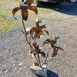 1960s Red Copper Lamp
