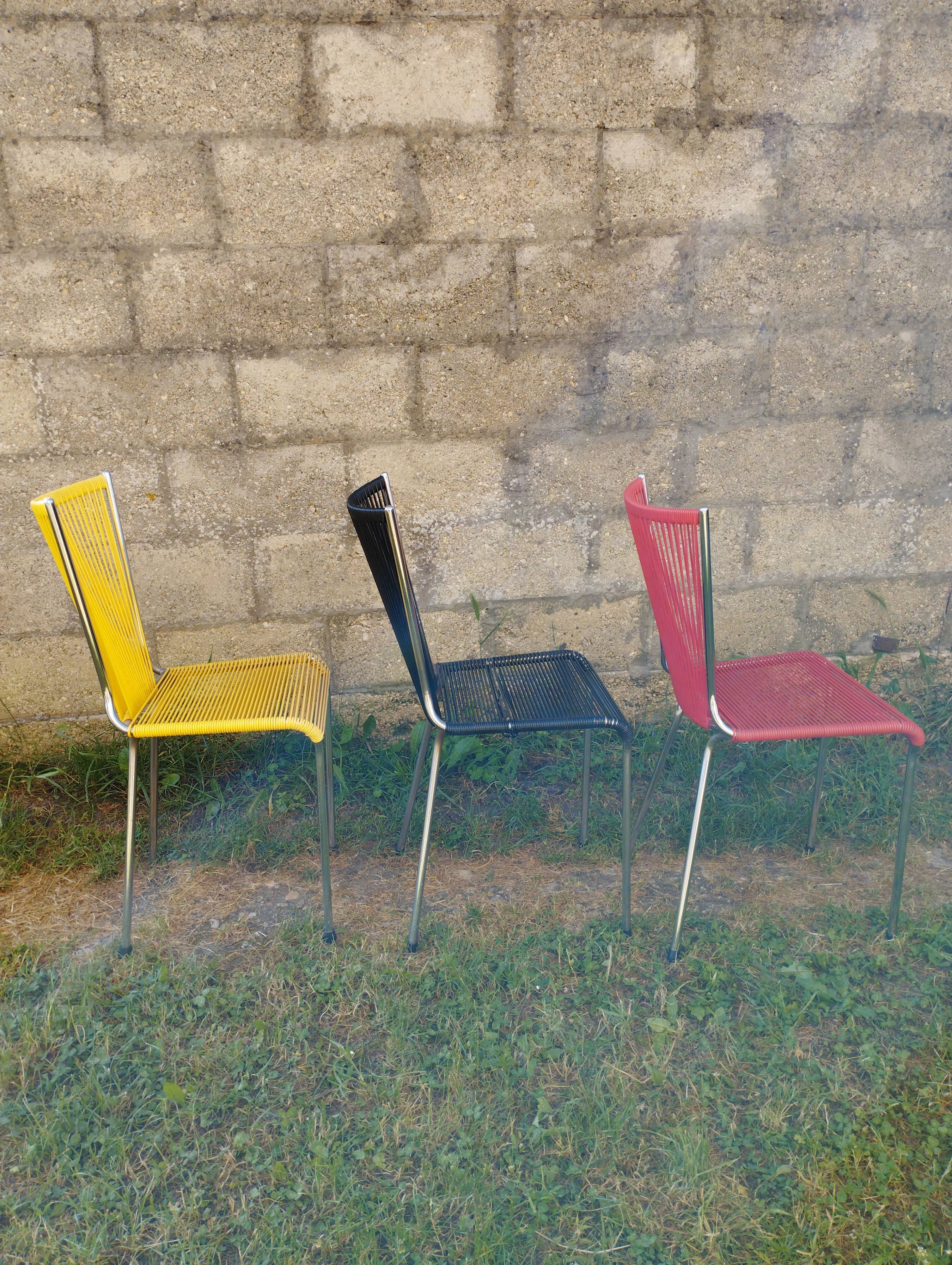 Lot scoubidou chairs
