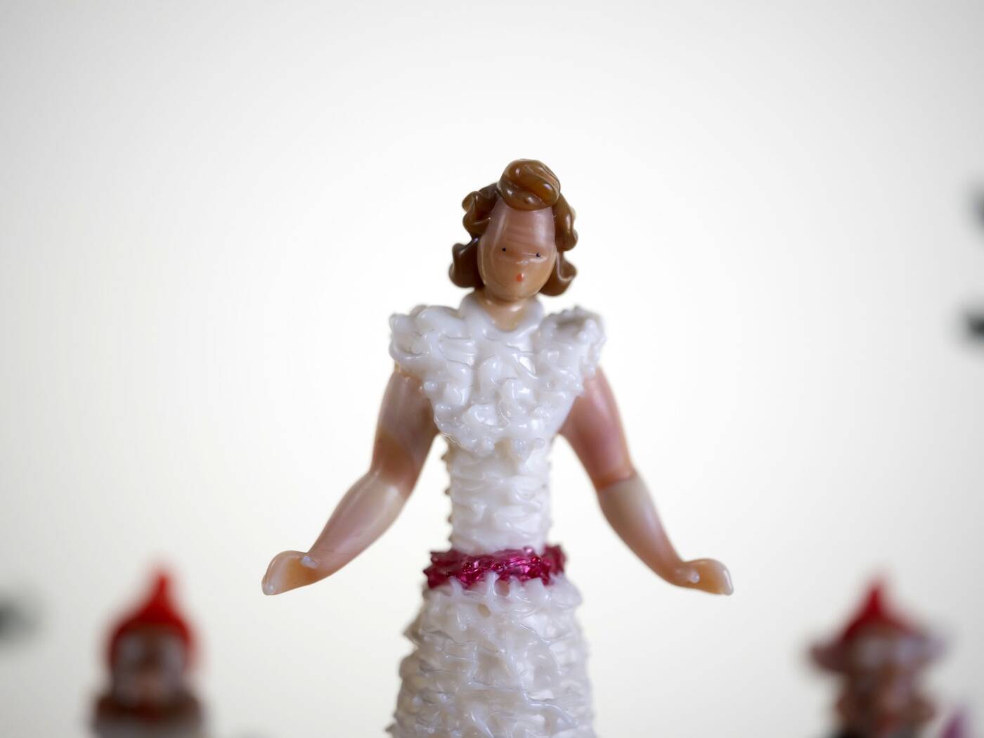 Vintage Glass Figurine Set, Jaroslav Brychta, 1930s–1940s