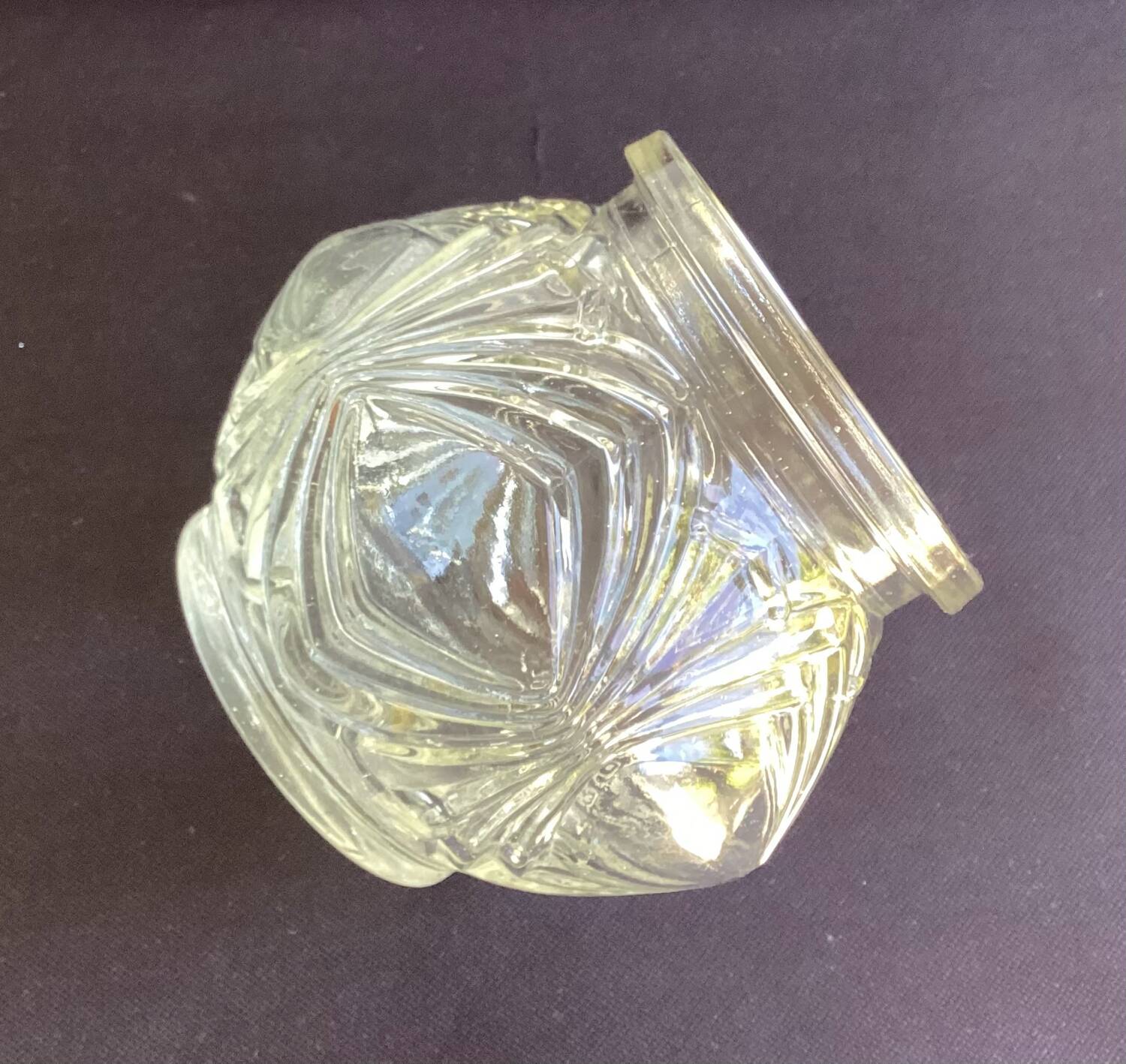 Old glass jar BANNIER