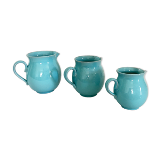 Set of 3 sky pitchers