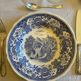 Complete service set of Burgenland blue plates Villeroy & Boch