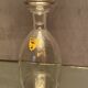 Mid-XXth carafe in cut glass signed Bayel new condition
