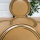 Set de 8 assiettes à dessert en grès Sarreguemines