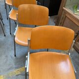 Suite of 18 DSC106 chairs by Giancarlo PIRETTI for Castelli