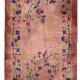 Ancient chinese carpet art deco handmade 91cm x 183cm 1920s