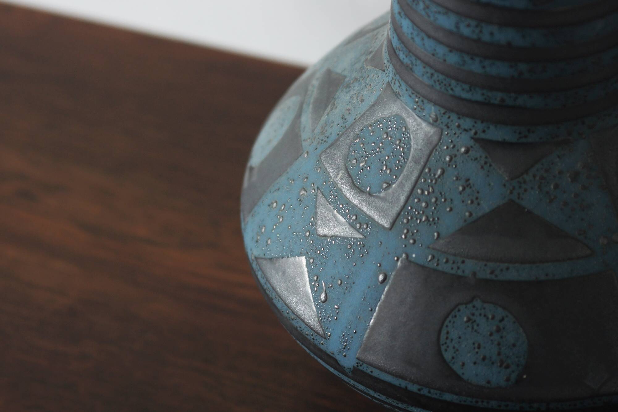 Mid-Century Ceramic Vase Decor Ankara Design Helmut Scholtis from Carstens